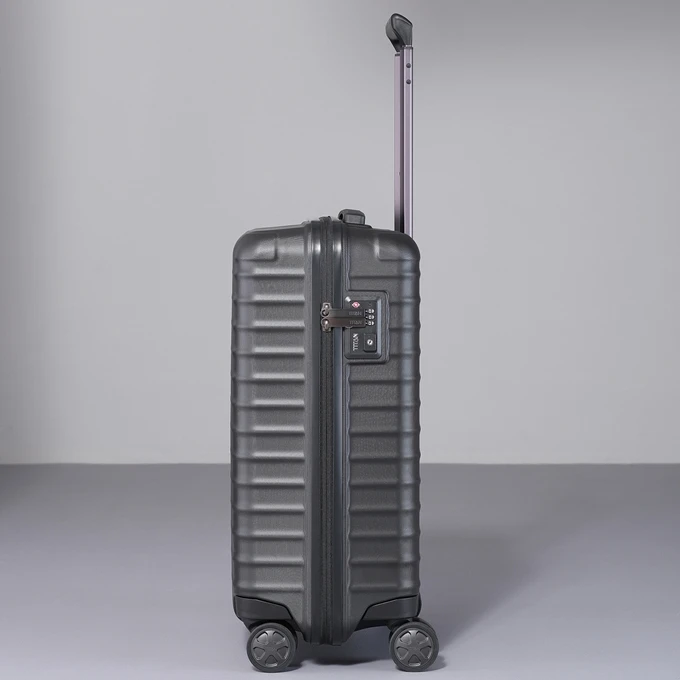 TITAN Litron 4 Wheel Trolley S Black 10 TITAN Litron 4 Wheel Trolley S Black - Afbeelding 10