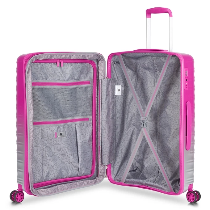 Roncato Wave Spot Expandable Trolley 66 Magenta 4 Roncato Wave Spot Expandable Trolley 66 Magenta - Afbeelding 4