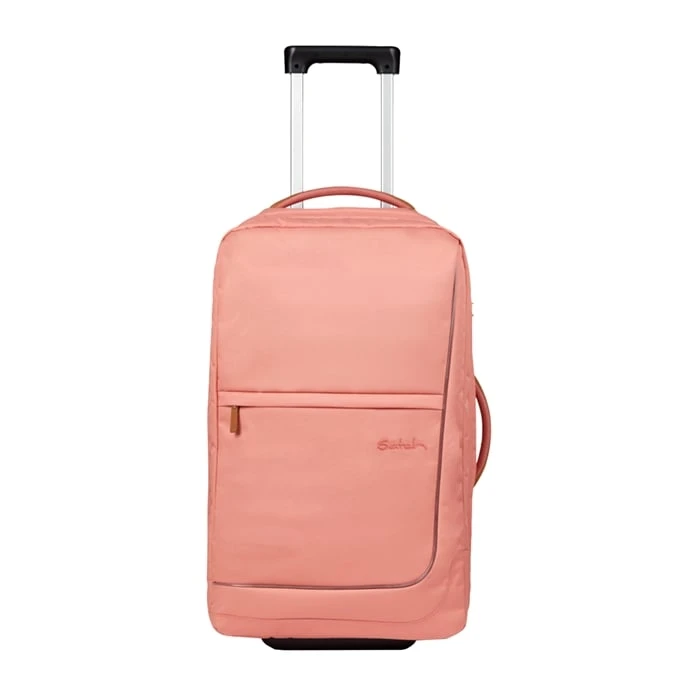 Satch Flow M Check-In Trolley Pure Coral 1 Satch Flow M Check-In Trolley Pure Coral