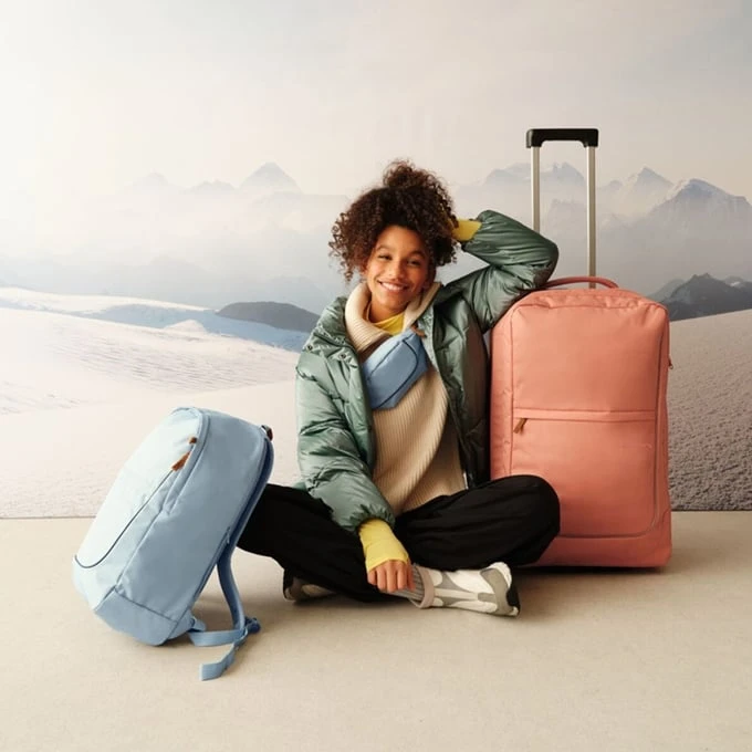 Satch Flow M Check-In Trolley Pure Coral 2 Satch Flow M Check-In Trolley Pure Coral - Afbeelding 2