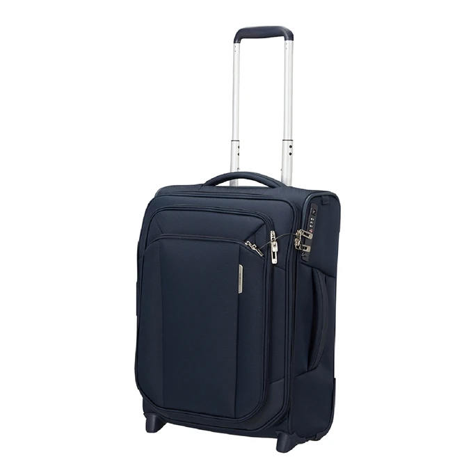 Samsonite Respark Upright 55 Expandable Midnight Blue 1 Samsonite Respark Upright 55 Expandable Midnight Blue