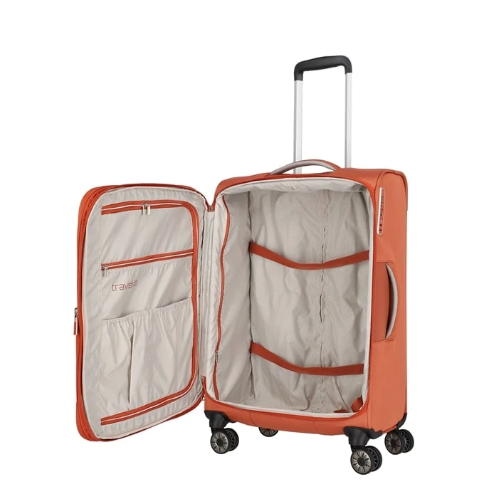 Travelite Miigo 4 Wheel Trolley M Expandable Copper/chutney 8 Travelite Miigo 4 Wheel Trolley M Expandable Copper/chutney - Afbeelding 8