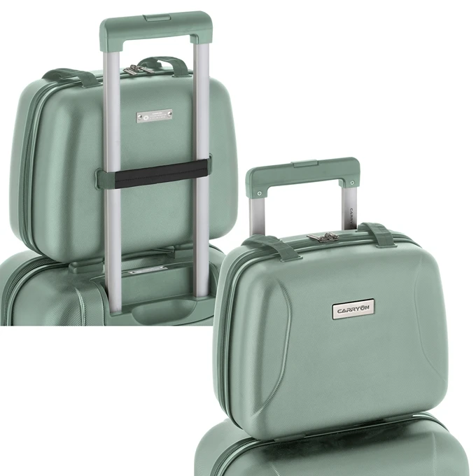 CarryOn Skyhopper 4-Delige Kofferset Beautycase/S/M/L Olive 6 CarryOn Skyhopper 4-Delige Kofferset Beautycase/S/M/L Olive - Afbeelding 6
