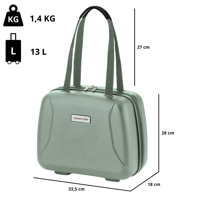 CarryOn Skyhopper 4-Delige Kofferset Beautycase/S/M/L Olive 7 CarryOn Skyhopper 4-Delige Kofferset Beautycase/S/M/L Olive - Afbeelding 7