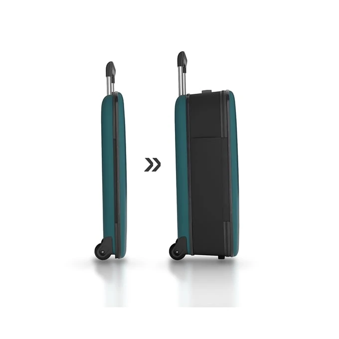 Rollink Vega II Opvouwbare Handbagage Koffer 55/35 Deep Lagoon 8 Rollink Vega II Opvouwbare Handbagage Koffer 55/35 Deep Lagoon - Afbeelding 8