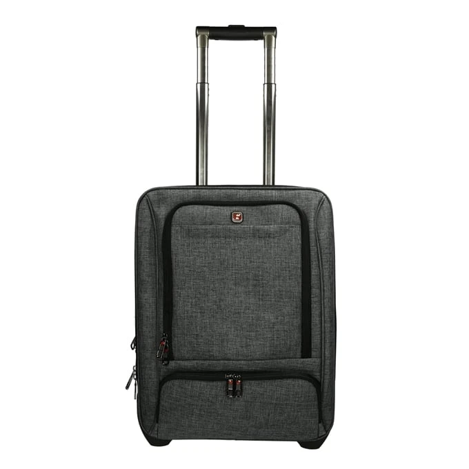 Enrico Benetti Frankfurt Laptop Trolley 17'' Grey 1 Enrico Benetti Frankfurt Laptop Trolley 17'' Grey