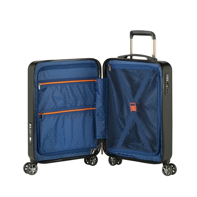 Princess Traveller PT-01 Deluxe Cabin Trolley Pitch Black 4 Princess Traveller PT-01 Deluxe Cabin Trolley Pitch Black - Afbeelding 4