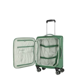 Travelite Miigo 4 Wheel Cabin Trolley S Green -Goedkope Koffert Rein Winkel image 8066