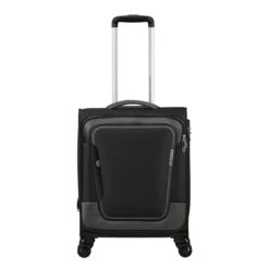 American Tourister Pulsonic Spinner 55 EXP Asphalt Black