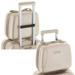 CarryOn Skyhopper 4-Delige Kofferset Beautycase/S/M/L Champagne -Goedkope Koffert Rein Winkel image 8261