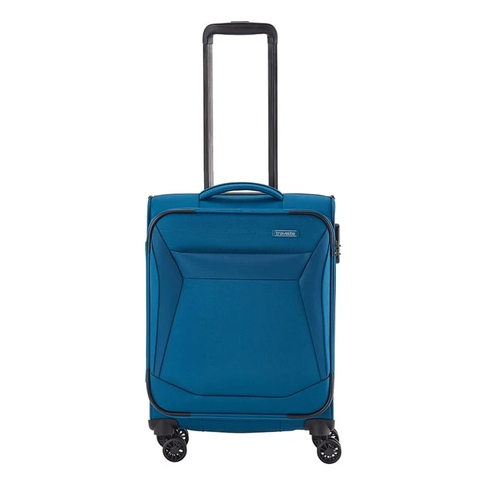 Travelite Chios 4 Wiel Trolley S Petrol 1 Travelite Chios 4 Wiel Trolley S Petrol