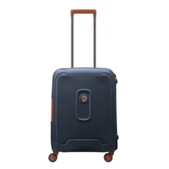 Delsey Moncey 4 Wheel Trolley 55/40 Slim Ink Blue