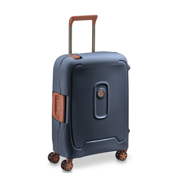 Delsey Moncey 4 Wheel Trolley 55/40 Slim Ink Blue 4 Delsey Moncey 4 Wheel Trolley 55/40 Slim Ink Blue - Afbeelding 4