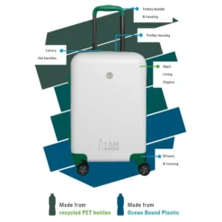 Princess Traveller I'm Green Atlantic Large White -Goedkope Koffert Rein Winkel image 8680