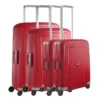 Samsonite S'Cure 4-Delige Kofferset 55/55/69/75 Crimson Red