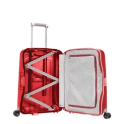 Samsonite S'Cure 4-Delige Kofferset 55/55/69/75 Crimson Red -Goedkope Koffert Rein Winkel image 8793
