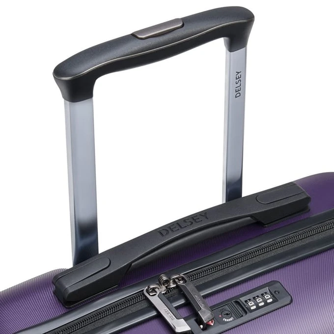 Delsey Air Armour 4 Wheel Slim Cabin Trolley 55/40 Expandable Dark Purple 5 Delsey Air Armour 4 Wheel Slim Cabin Trolley 55/40 Expandable Dark Purple - Afbeelding 5