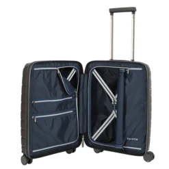 Travelite Air Base 4 Wiel Trolley S Anthracite -Goedkope Koffert Rein Winkel image 8893