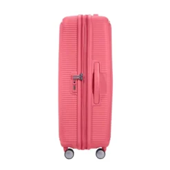 American Tourister Soundbox Spinner 77 Expandable Sun Kissed Coral -Goedkope Koffert Rein Winkel image 8899