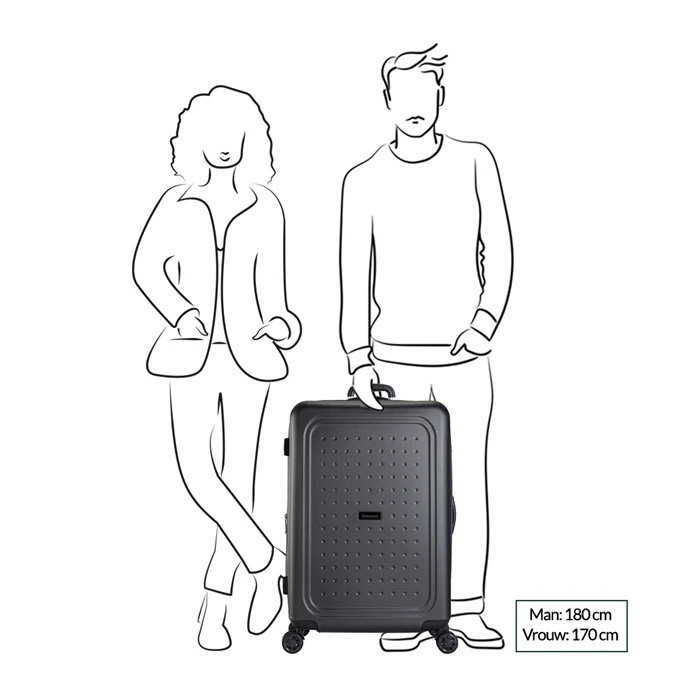 Decent Maxi Air Trolley 77 Expandable Champagne 2 Decent Maxi Air Trolley 77 Expandable Champagne - Afbeelding 2