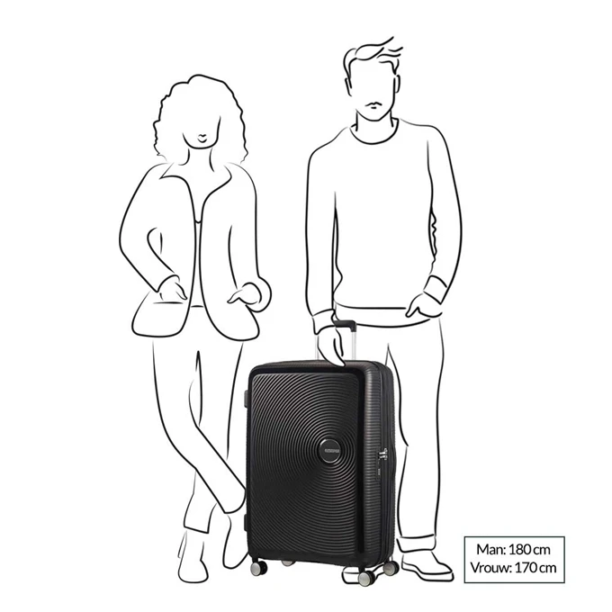 American Tourister Soundbox Spinner 77 Expandable Bass Black 2 American Tourister Soundbox Spinner 77 Expandable Bass Black - Afbeelding 2