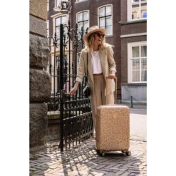 MÔSZ Lauren Trolley 66 Latte Leo -Goedkope Koffert Rein Winkel image 9174