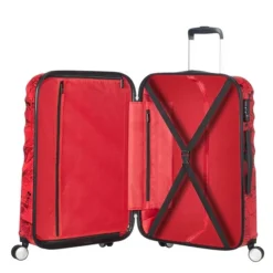 American Tourister Wavebreaker Disney Spinner 67 Mickey Comics Red -Goedkope Koffert Rein Winkel image 9425