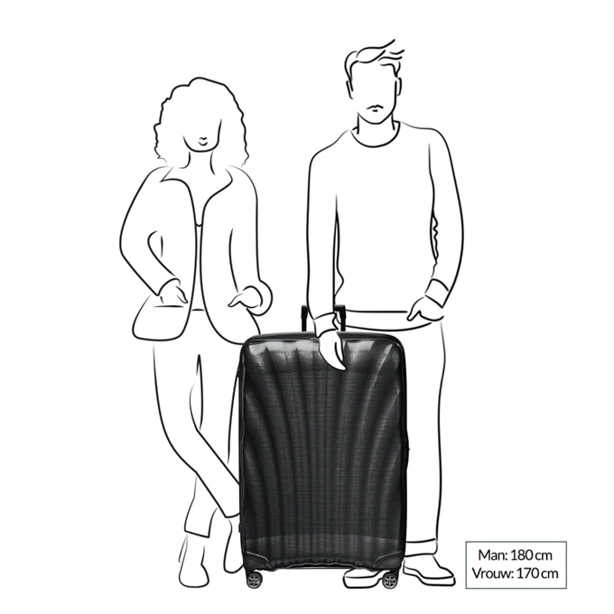 Samsonite C-Lite Spinner 86 Off White 2 Samsonite C-Lite Spinner 86 Off White - Afbeelding 2