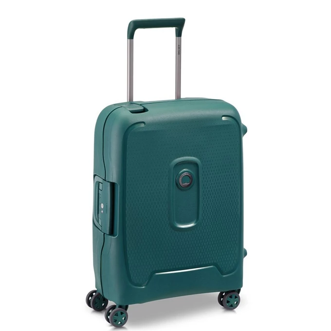 Delsey Moncey 4 Wheel Trolley 55/40 Slim Green 3 Delsey Moncey 4 Wheel Trolley 55/40 Slim Green - Afbeelding 3