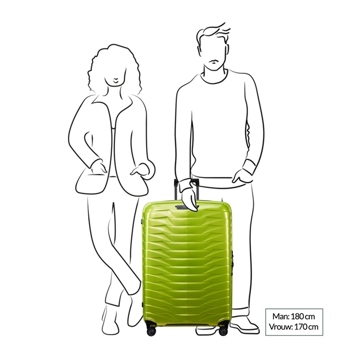Samsonite Proxis Spinner 81 Lime 2 Samsonite Proxis Spinner 81 Lime - Afbeelding 2